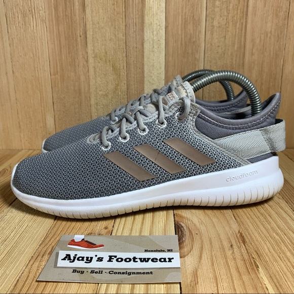 Adidas Cloudfoam QT FLEX Running Gym Gray White Women's Size: 6.5 Shoes DA9835 - Picture 4 of 11